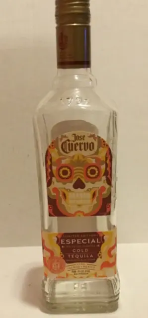 Jose Cuervo Especial Gold Tequila Limited Dia De Los Muertos Bottle 750ml Empty