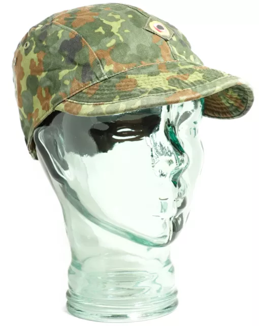 Original German army flecktarn camo cap available in a range of sizes