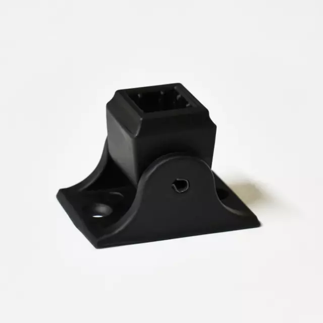 Juego de 4 soportes de rastrillo ajustables de metal para husillos de escalera