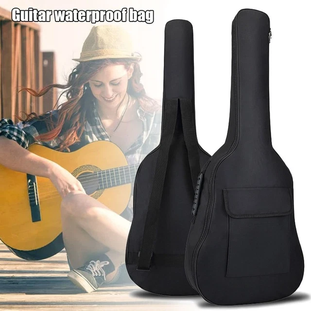 Tissu Oxford Guitare Sac Étui pour guitare Avec poches Double bandoulière