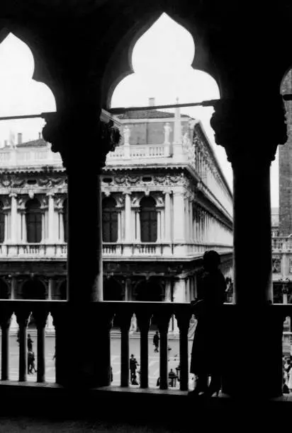 Doge's Palace venice veneto italy 1930 OLD PHOTO