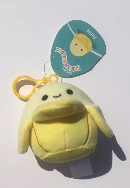 SQUISHMALLOWS CLIP JUNIE the Banana 3.5 inch Keyring Clip New With Tag ...