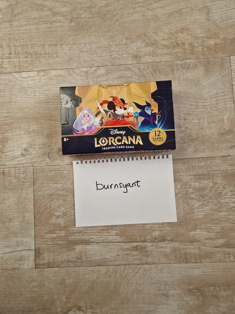 Disney Chapter 1 Collection Box DISNEY LORCANA TCG The First Chapter Booster Box - Sealed & Brand New ...