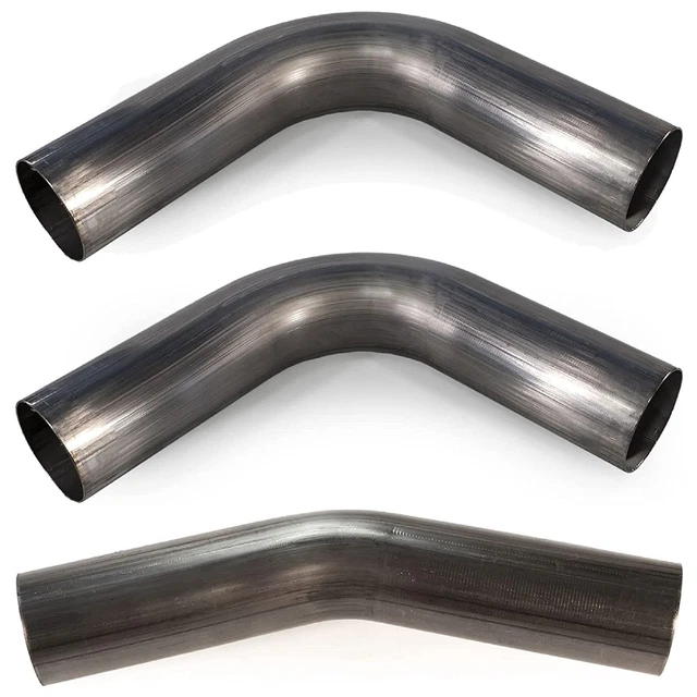 Squirrelly Stainless Steel Madrel Bends Kit 1x 2" 45 Degree & 2x 2.5" 90 Degree