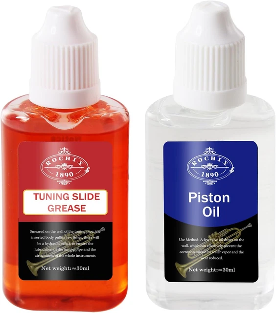 Synthetic Trumpet Oil Piston Valve Oil & Tuning Slide Grease for Trumpet,Trombon