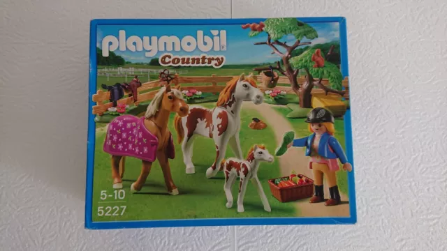 Playmobil Country 5227 Chevaux et enclos - Playmobil - Achat