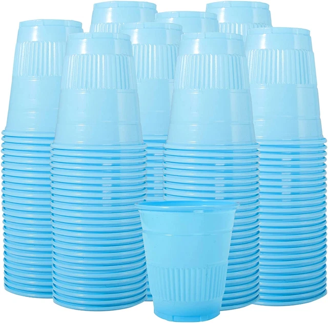 200 Pack 5 Oz Plastic Disposable Recyclable Cups, Dental Cups, Party Cups, Mouth