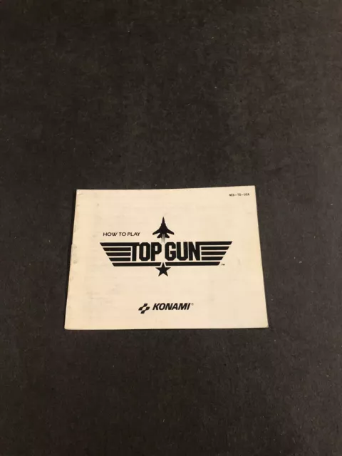 Top Gun Nes manual