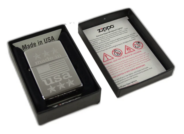 Zippo Made IN USA Avec FLAG-29430-Spring 2017 Briquet Neuf Emballage D'Origine