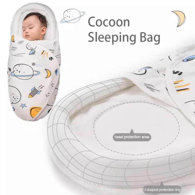 Baby Sleeping Bag For Newborn Baby Stroller Portable Cotton Summer Spring Blanke