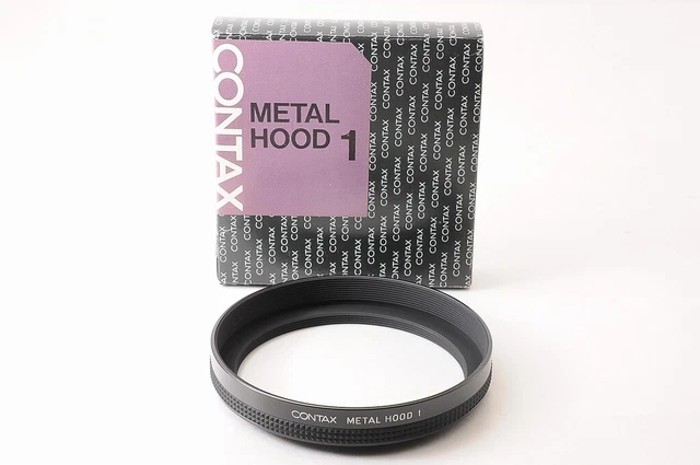 【ALMOST UNUSED TOP MINT+】CONTAX METAL HOOD 1 86mm IN BOX From JAPAN