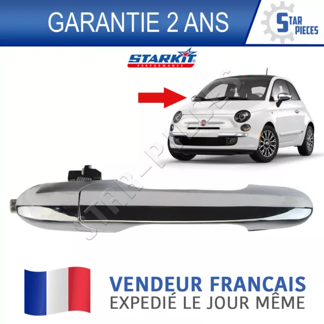 Poignee De Porte Avant Droite Passager Fiat 500 735592014