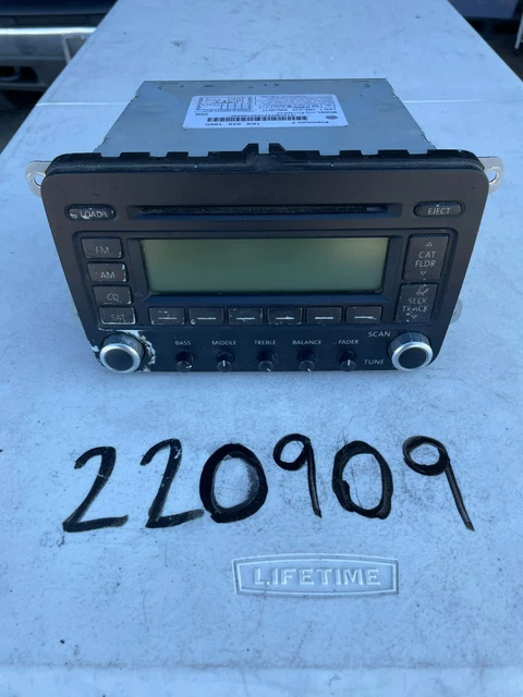 Vw Volkswagen Jetta Golf Passat B6 Premium Radio Stereo 6 7 Cd Changer Oem