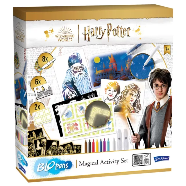 BLOPENS HARRY POTTER Magical Art Activity Set by John Adams NEW