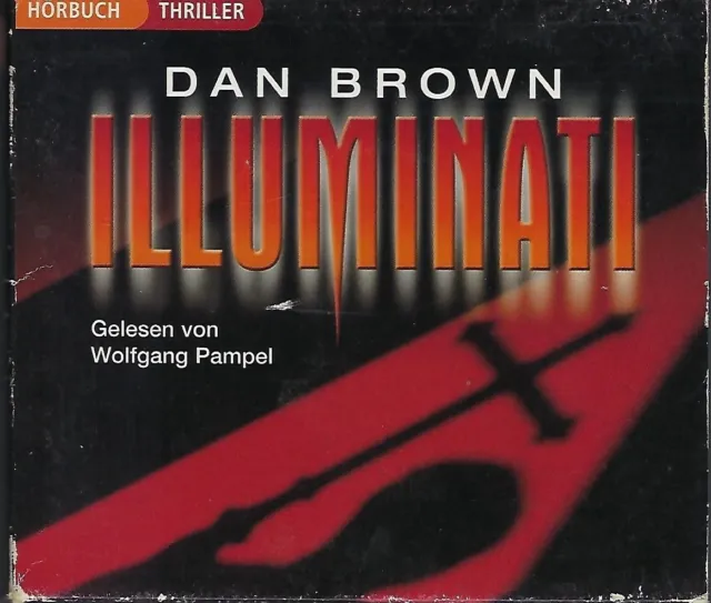 Hörbuch-Dan Brown-Illuminati-Gelesen von Wolfgang Pampel-437 Min.