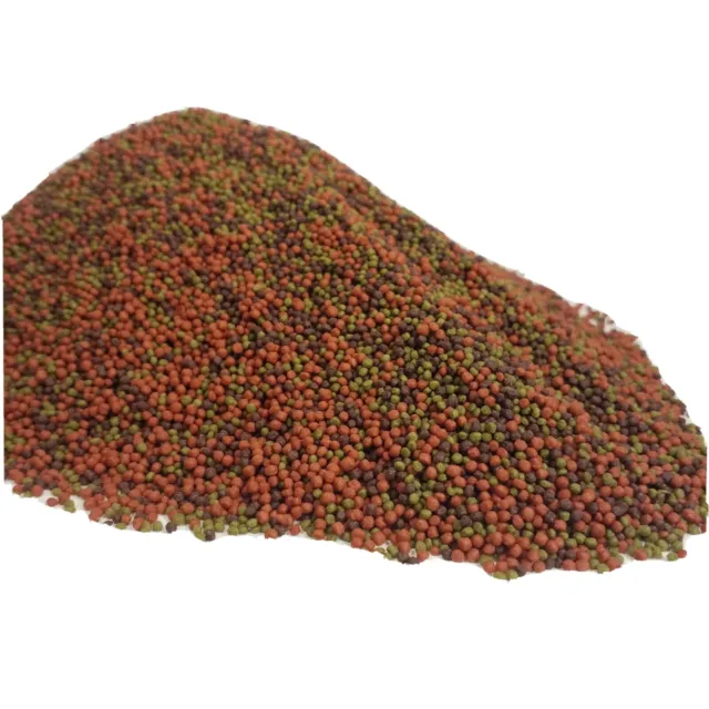 .5-.8mm Micro Ultra Mix of Blackworm, Intense Red & Green Gro Floating Pellets 2