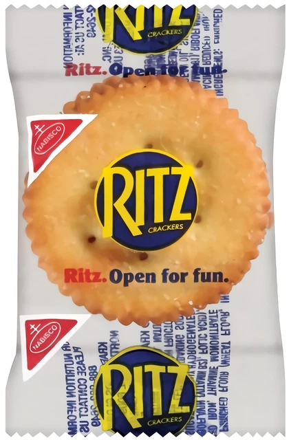 RITZ CRACKERS (2-COUNT), 0.23-Ounce Single Serve Packages (Pack of 300 ...