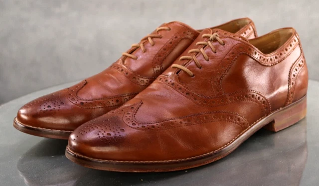 Cole Haan Cambridge Wingtip Oxford brown Style C11064 Men\'s Size 11.5M COLE HAAN CAMBRIDGE Size 12 Brown Leather Wingtip Oxfords  main image 3