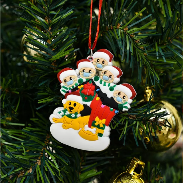SALE Xmas Family Christmas Tree Hanging Family Ornament Decorations Gifts PVC AU