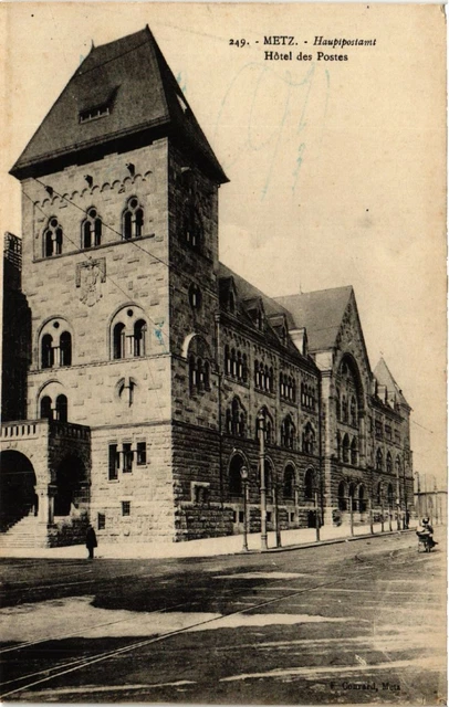CPA AK METZ - Haupipostamt Hotel des Postes (393240)