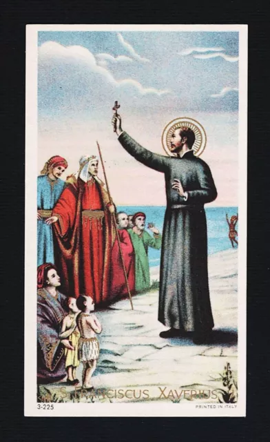 santino -holy card- image pieuse Heiligenbildchen  San Francesco Saverio