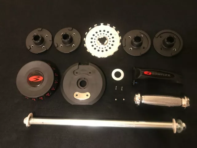 USED Bowflex 1090 ONLY SelectTech Dumbbells Replacement Handle Spare Parts Discs