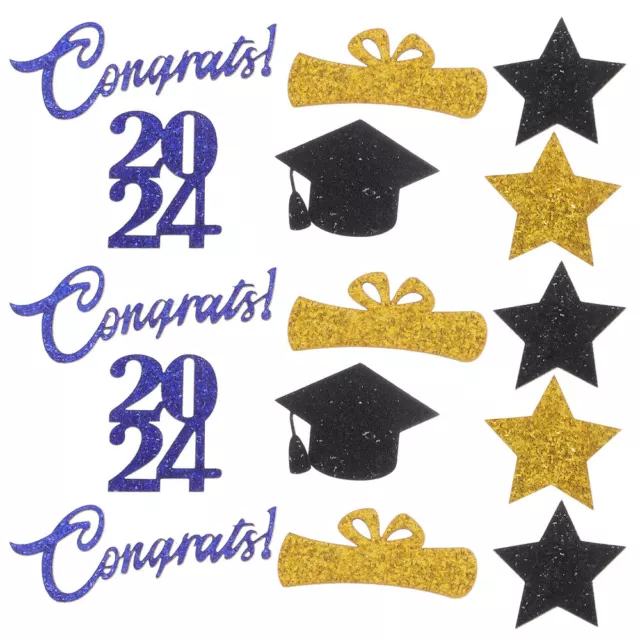 1 Bag of 2024 Graduation Confetti Grad Party Decorative Confetti Confetti Decor