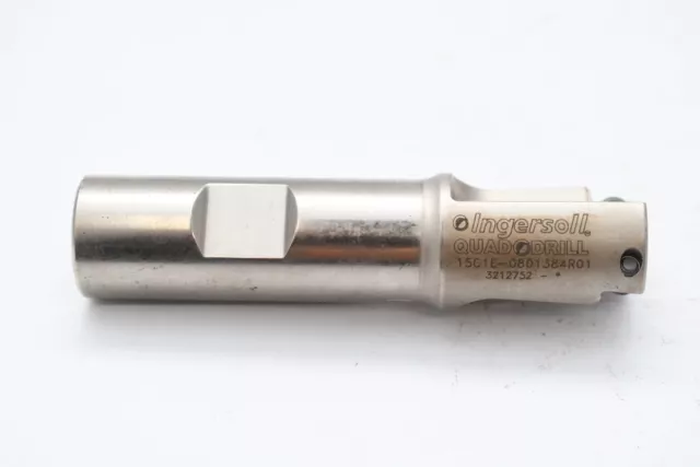 Ingersoll 15C1E-0801384R01 QuadDrill 2 Flute Indexable End Mill 0.825'' 3/4'' Sh