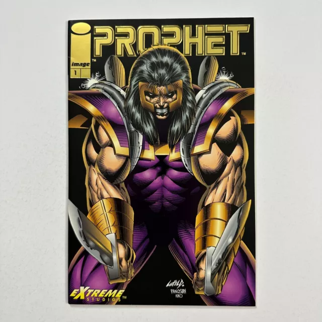 Prophet 1 1St Solo Series Rare Gold Foil Variant Rob Liefeld (1993 Image Comics)