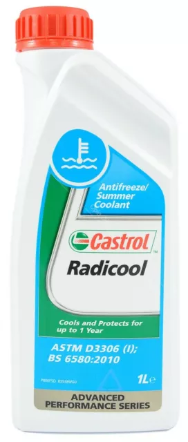 Castrol Radicool Antifreeze Concentrate Coolant Anti Freeze