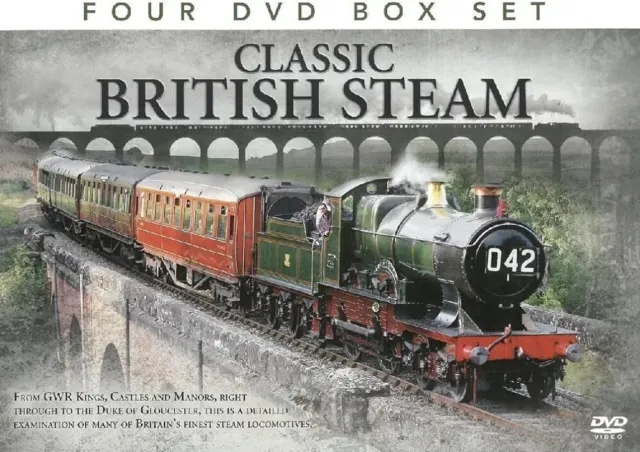 Classic British Steam Four Dvd Box Set New Sealed Region Free Railways Trains