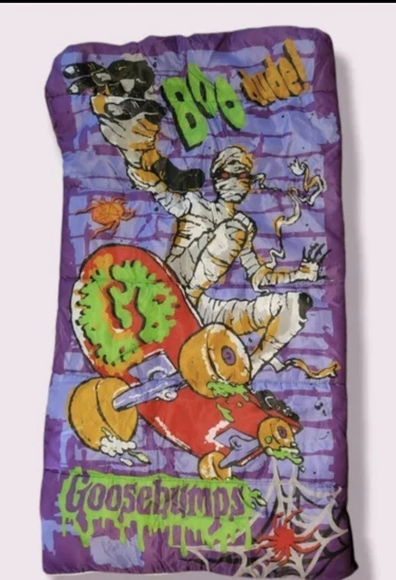 Saco de dormir vintage para niños Goosebumps 1990