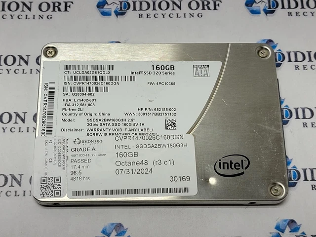 Ssdsa2bw160g3h store