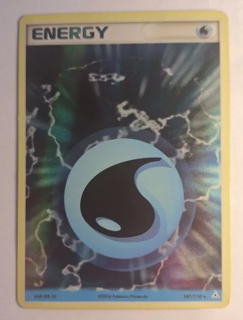 Carte Pokemon ENERGY EAU 107/110 Holo Bloc EX Fantômes Holon FR