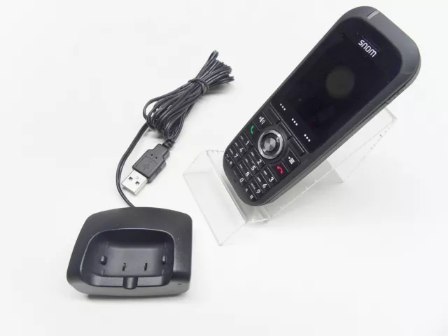 Snom M70 DECT Mobilteil mit USB Ladeschale TOP Zustand 19% MwSt ausgewiesen