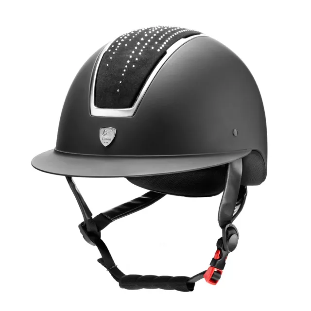 Neu TATTINI Reithelm reitkappe Reit kap helm crystal Schwarz M 55-57 Strass RF2