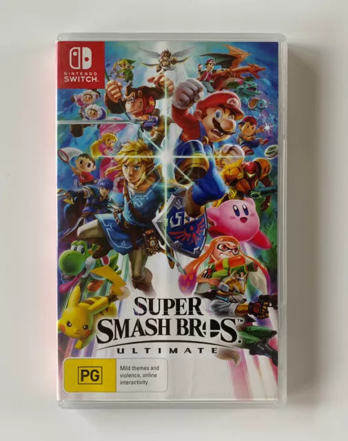 Super Smash Bros Ultimate *CASE ONLY - NO GAME* Nintendo Switch Replacement Box