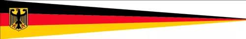 Fahne Flagge Deutschland mit Adler Langwimpel 32x225 cm Sonderposten