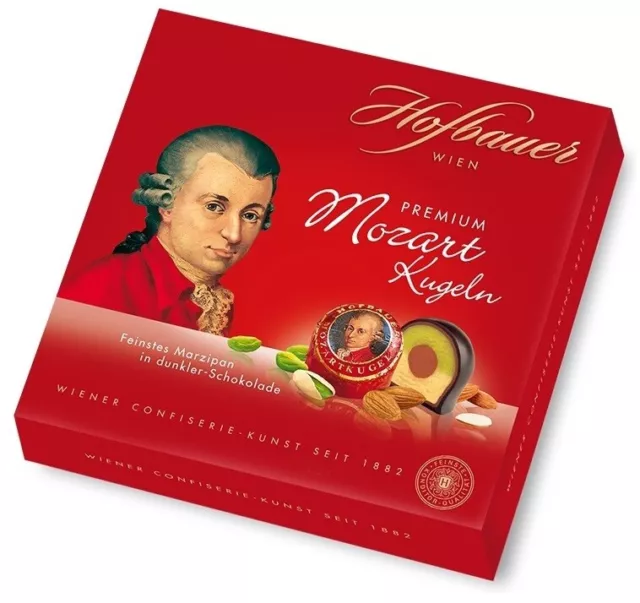 Hofbauer Mozartkugeln in Zartbitter Schokolade 100g