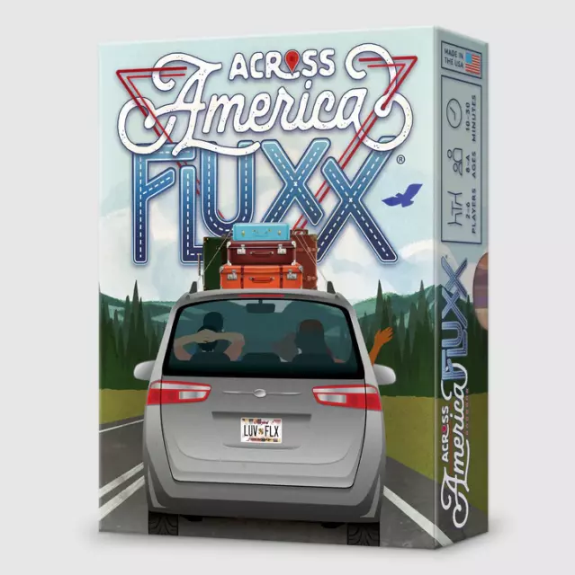 Across America Fluxx Card Game Looney Labs LOO-126 Family Travel Cross Country