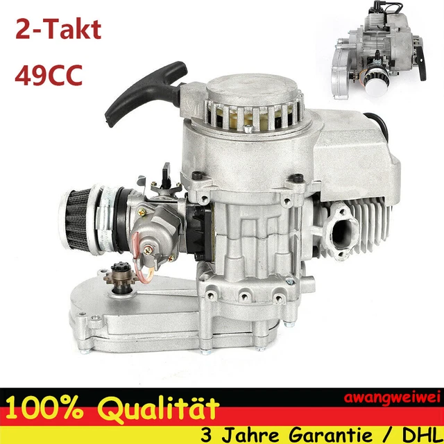 Carburateur 2 Temps Avec Filtre à Air Pour Mini Quad Pocket Bike 47cc 49cc