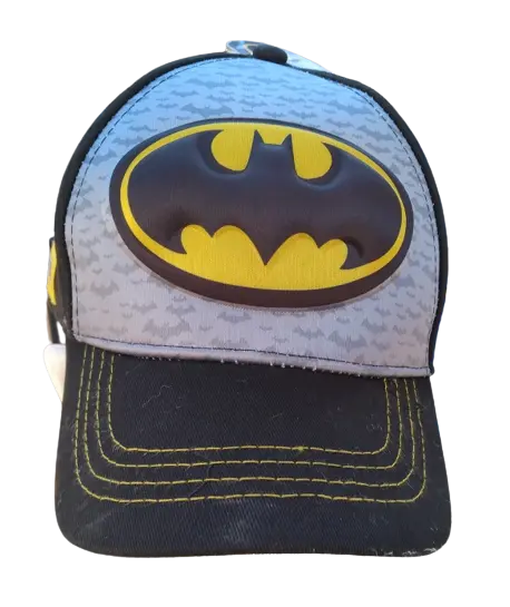 BATMAN 3D Pop Cap Raised Logo - Brand New with Tags - Toddler