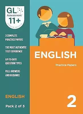 GL Assessment 11+ Practice Papers English Pack 2 (Multiple Choice), Excellent, G