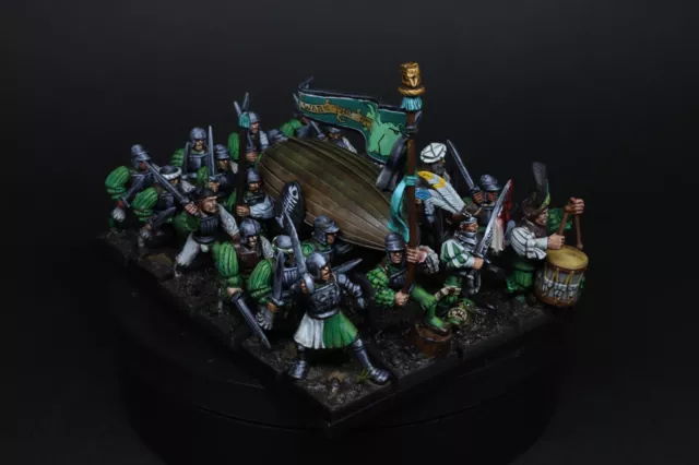 Beautifully painted Warhammer Fantasy Empire Swordsmen /w boat unit filler (x24)