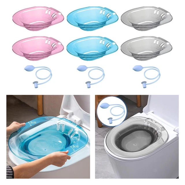 Bassin de bain de siège pour toilettes 2000 ml avec bidet de rinçage