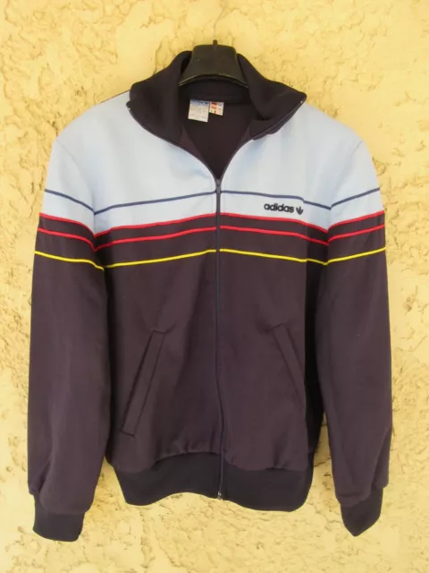 VESTE ADIDAS VINTAGE ann es 80 Ventex bleu marine jacket jacke