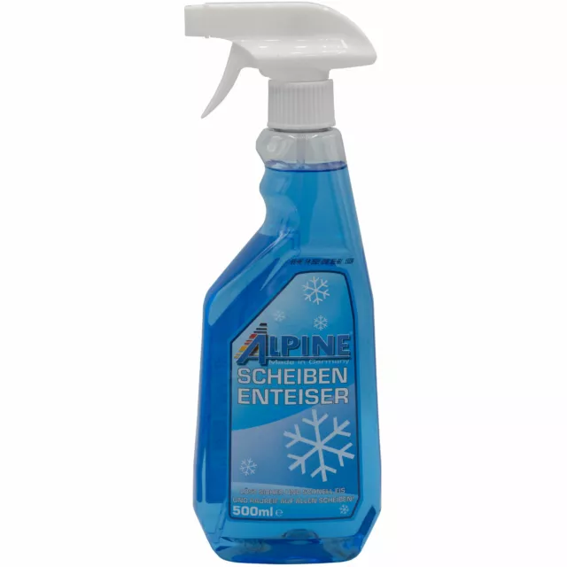 ALPINE Scheibenenteiser Scheiben Enteiser Enteiserspray Sprühenteiser 500ml