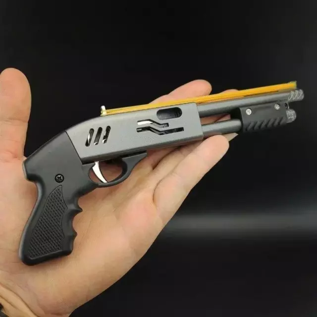 Mini Rubber Band Shotgun Sprayer: Fun Toy for Shooting Enthusiasts