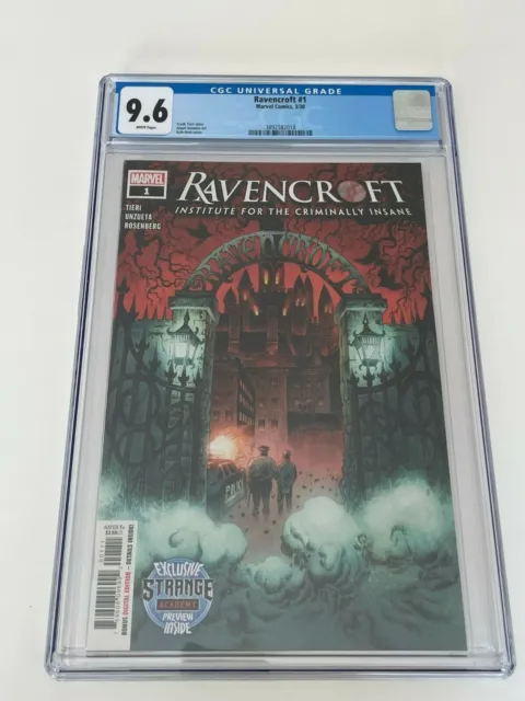 2020 Marvel RAENCROFT #1 First 1st Appearance of STRANGE ACADEMY preview CGC 9.6