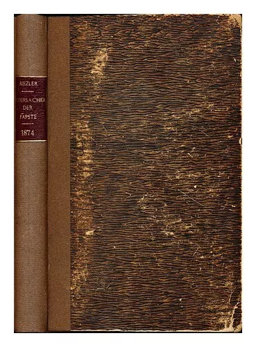 RIEZLER, SIGMUND (1843-1927) Die literarischen Widersacher der Papste zur Zeit L